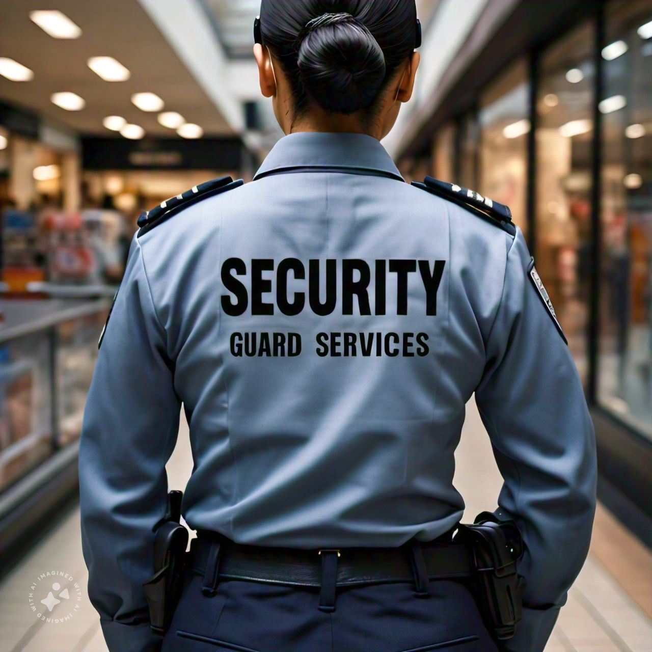 female stuff of security guard services