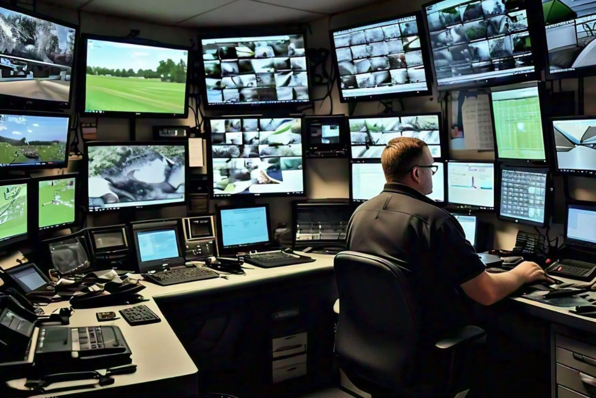 Smart Security Management and Monitoring Center Guards